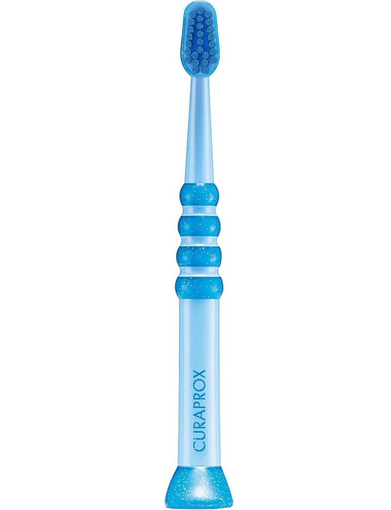 CURAPROX Soft Toothbrush For Babies & Kids -  Blue 1 Pc - Image 2